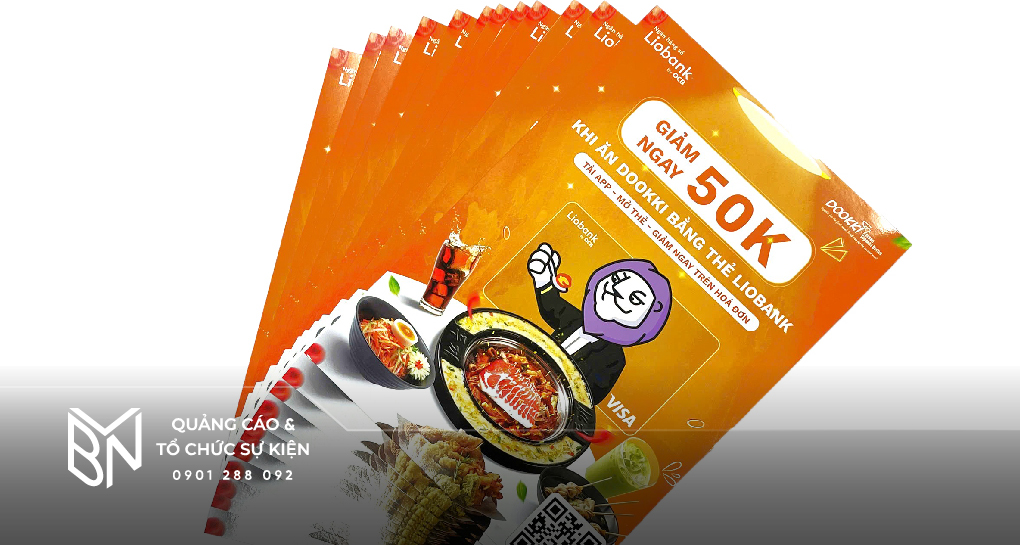 In tờ rơi quảng cáo khắp cả nước