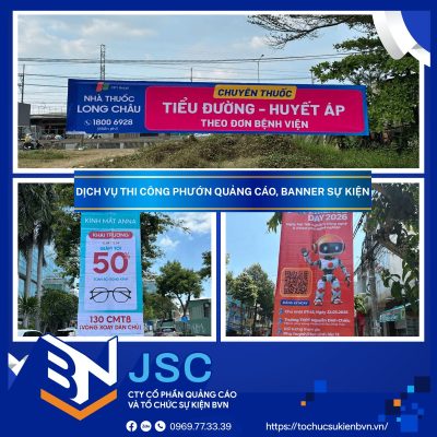 DỊCH VỤ TREO PHƯỚN, BĂNG RÔN SỰ KIỆN